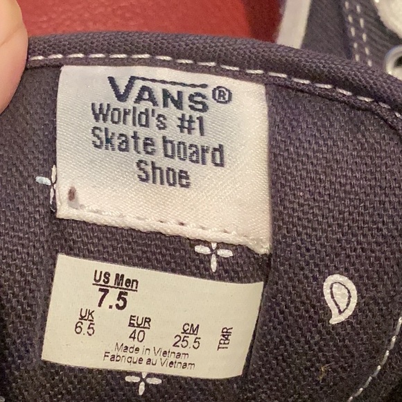 Blue canvas Vans - Picture 7 of 7